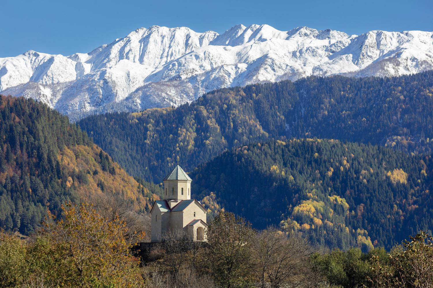 A church in the High Caucasus